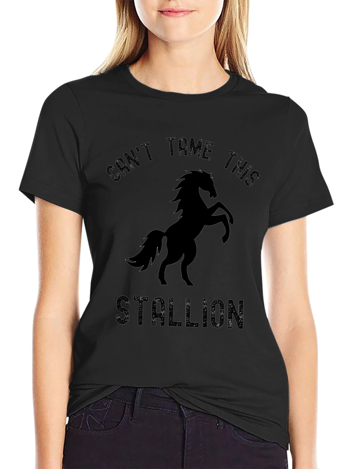 Cant Tame This Stallion Graphic T-Shirt