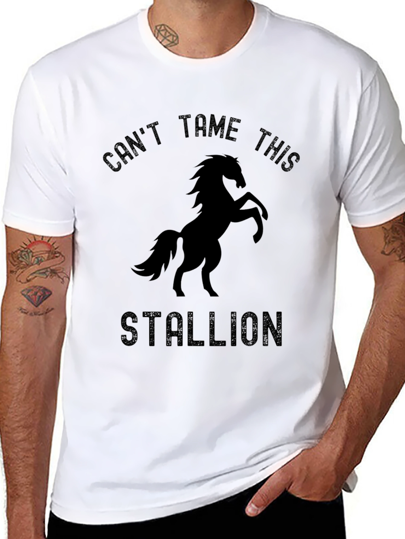 Cant Tame This Stallion Graphic T-Shirt