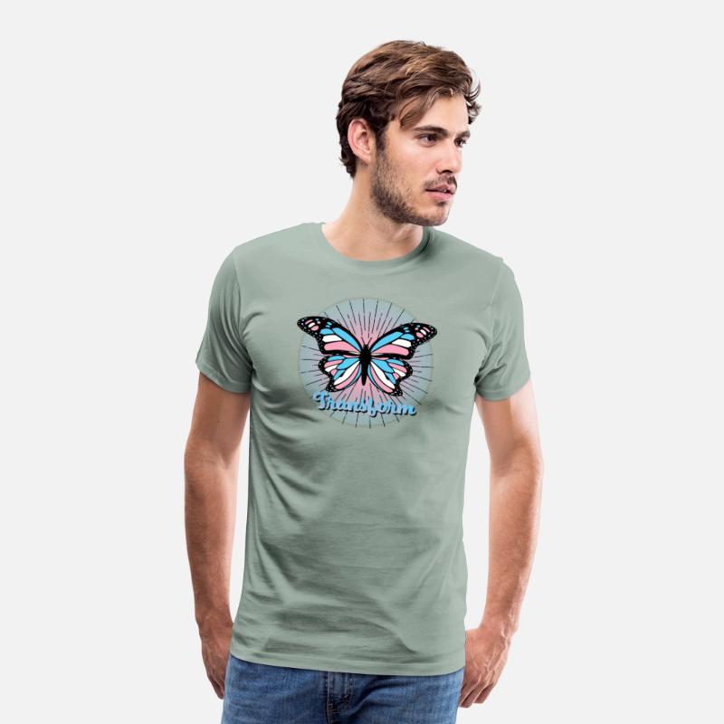 Transform - Transgender Pride Butterfly Design
