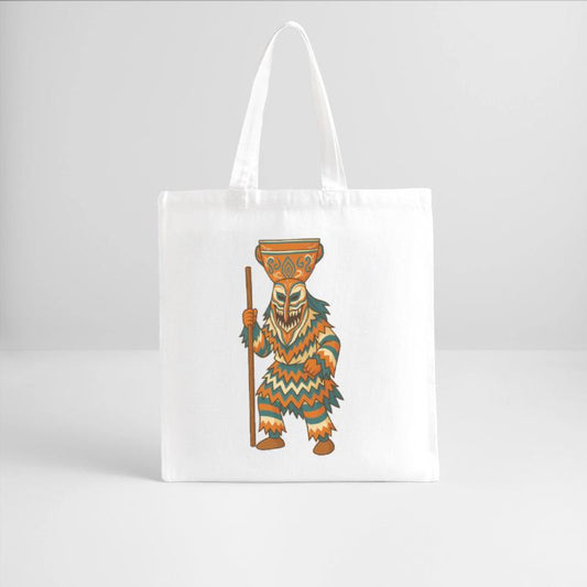 Tribal Masked Warrior Illustration