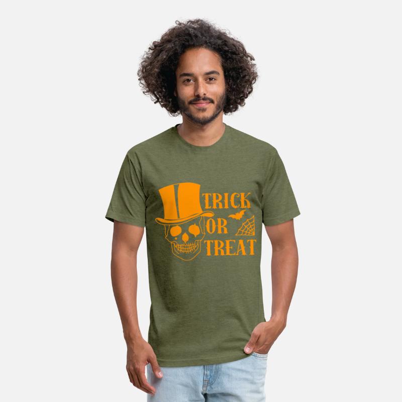 Trick Treat Spider Net Bat Skull Scary Halloween