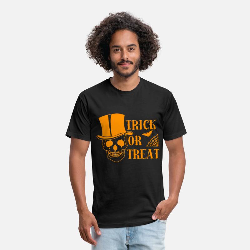 Trick Treat Spider Net Bat Skull Scary Halloween