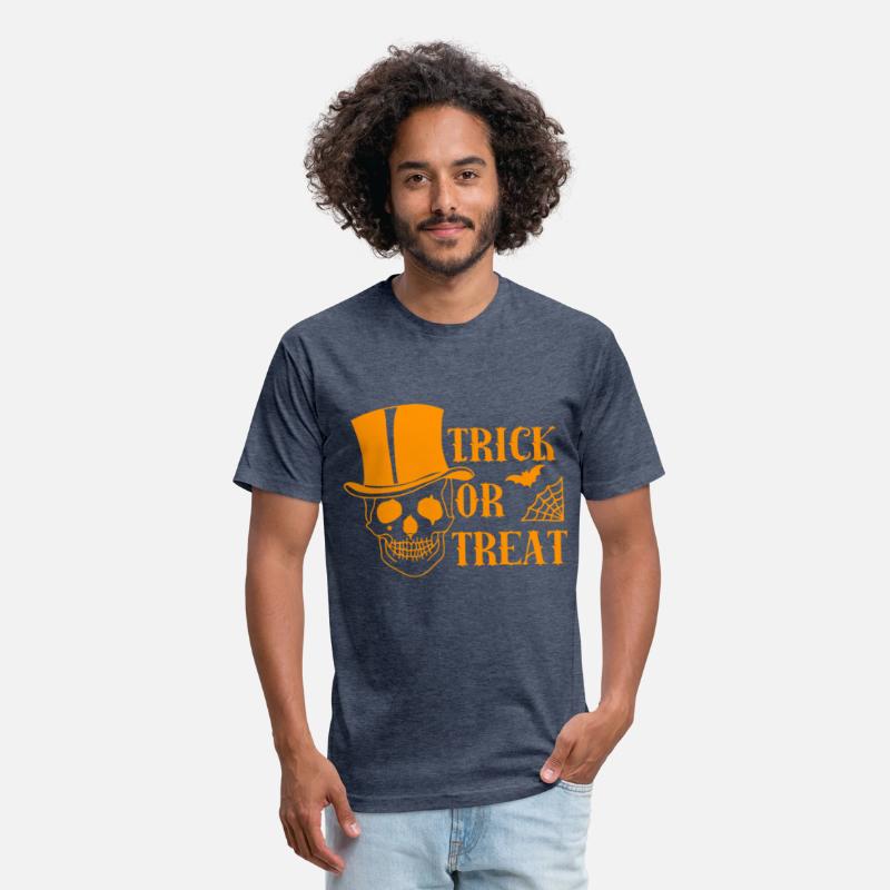 Trick Treat Spider Net Bat Skull Scary Halloween