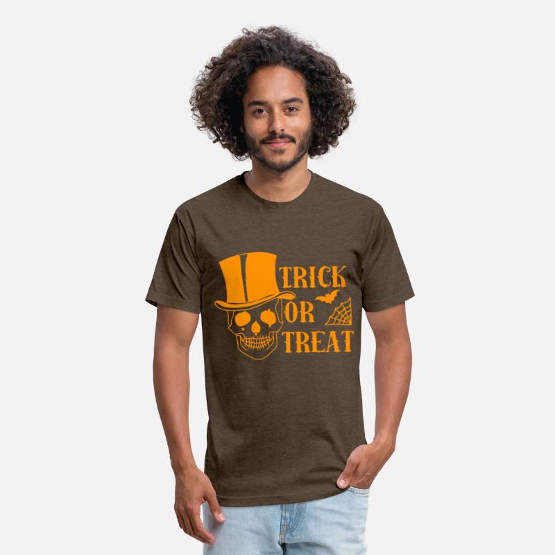 Trick Treat Spider Net Bat Skull Scary Halloween