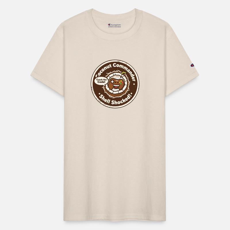 Tropical Gaming Humor Crack the Code Coconut