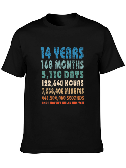 14 Years Anniversary Funny T-Shirt