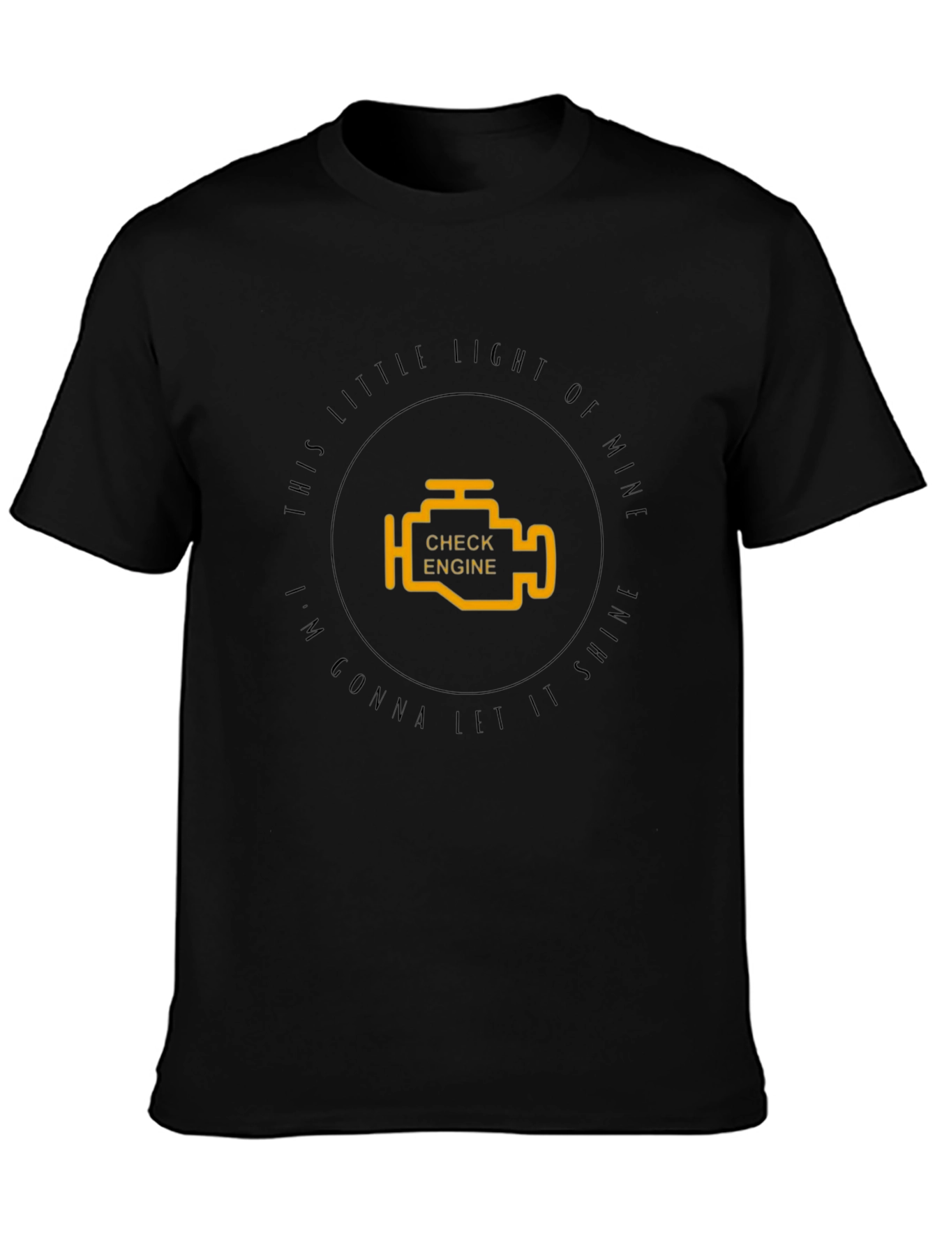 Check Engine Light Graphic Tee