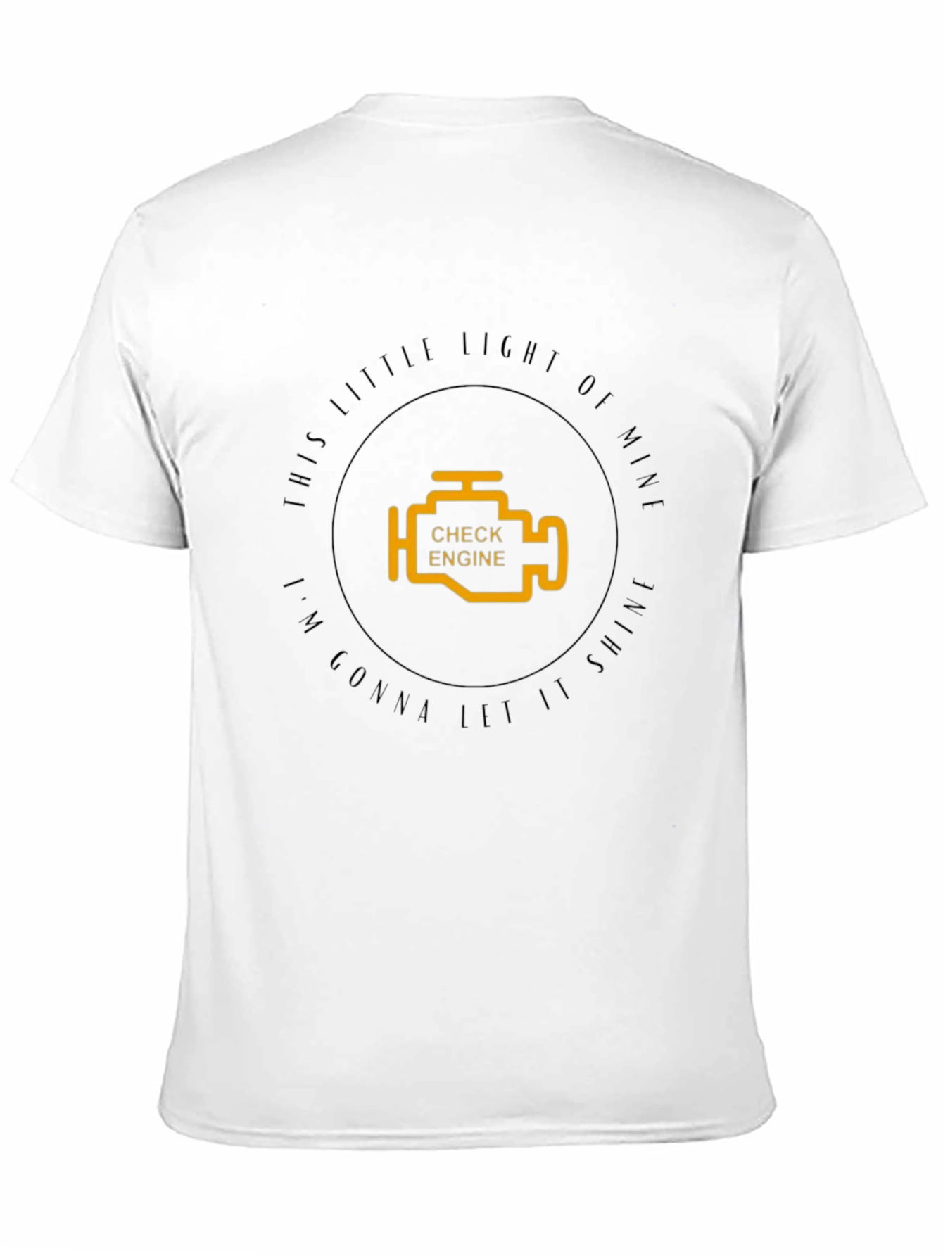 Check Engine Light Graphic Tee