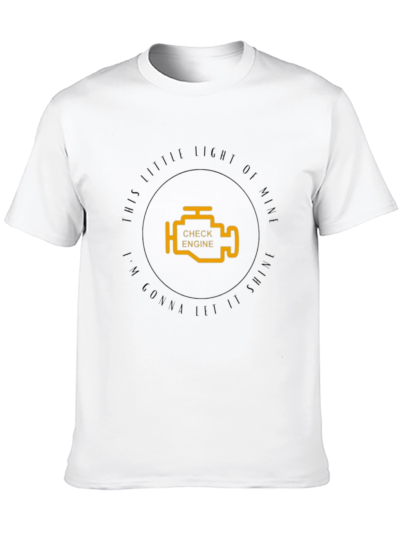Check Engine Light Graphic Tee