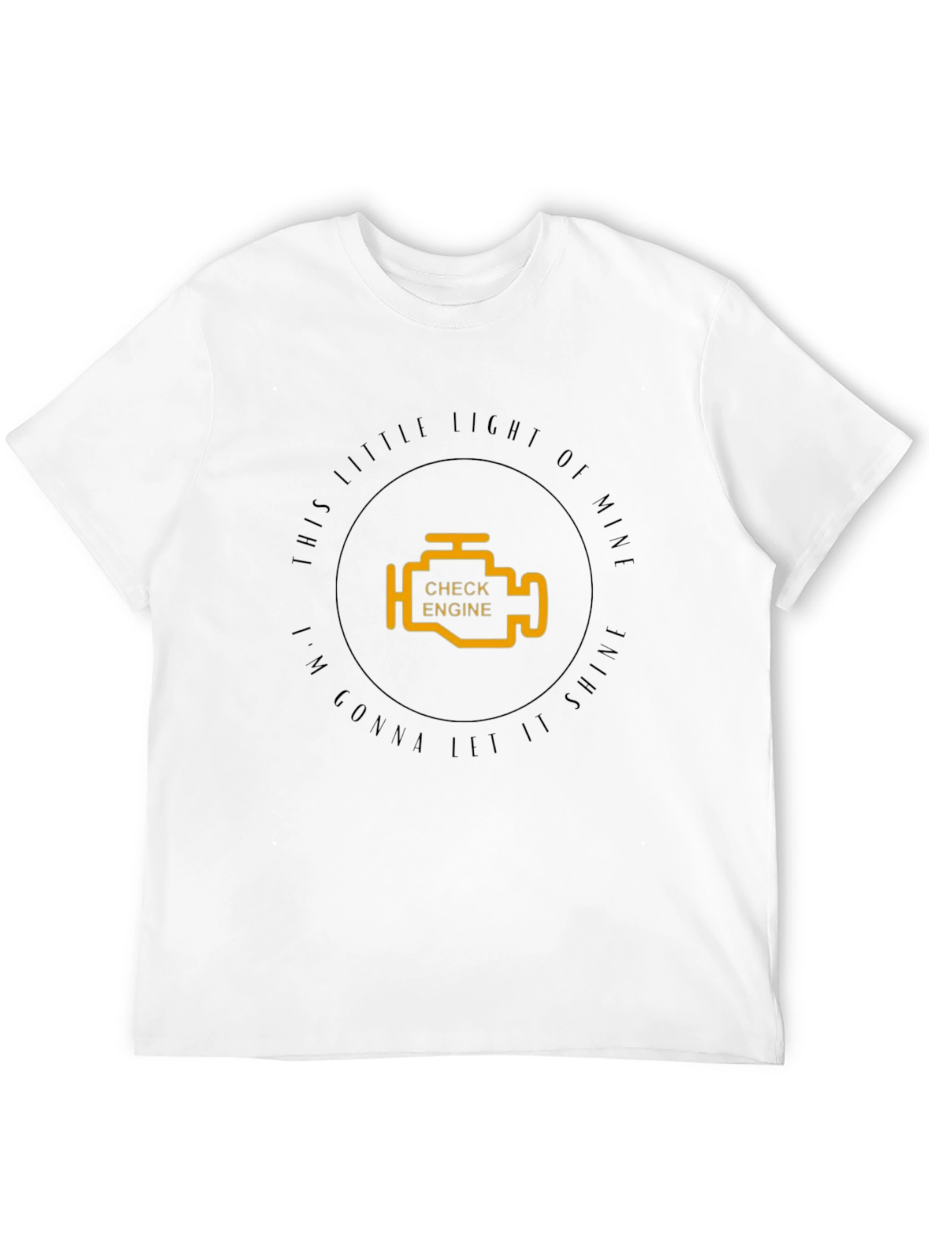 Check Engine Light Graphic Tee