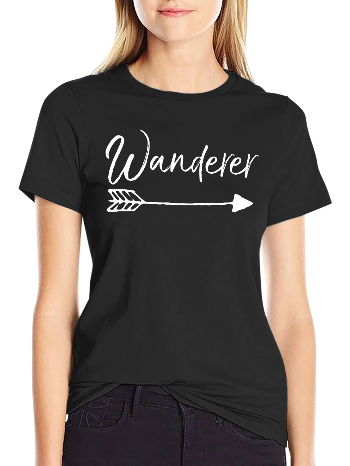 Wanderer Arrow Graphic Tee - Black T-Shirt