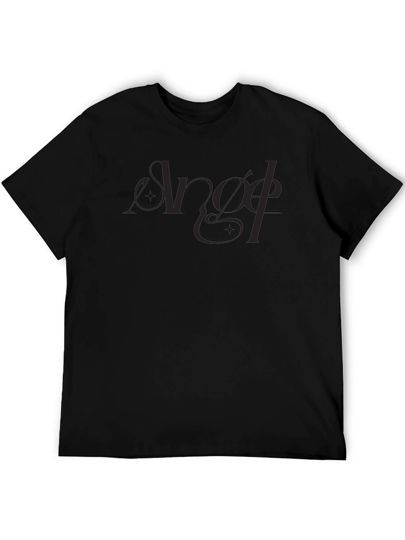 Angel Script Black T-Shirt