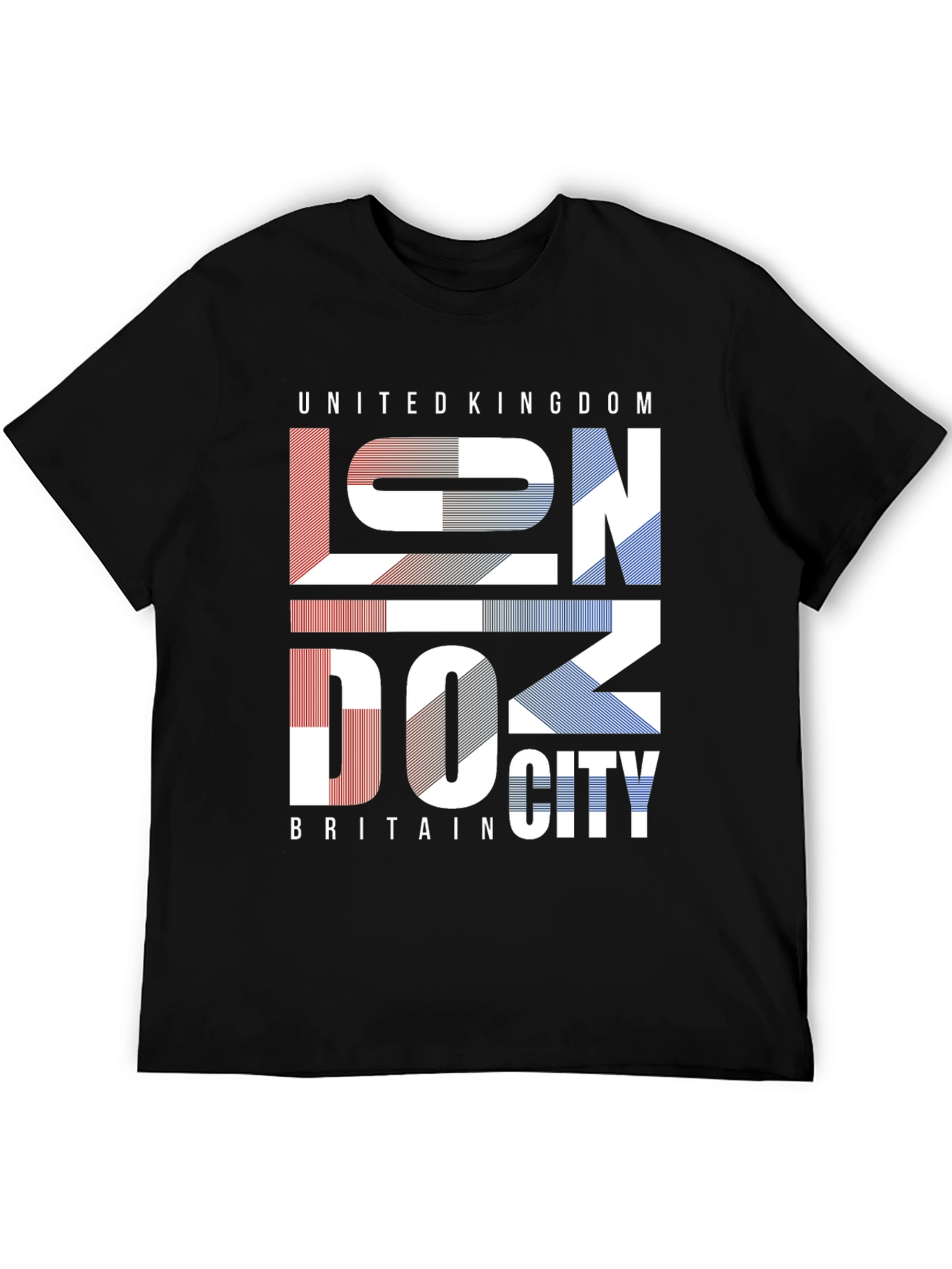 London City Black T-Shirt United Kingdom Britain