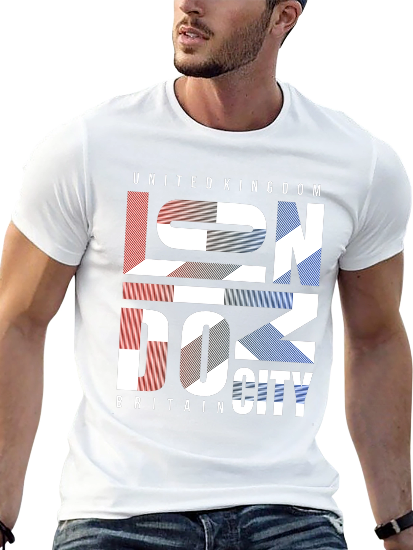 London City Black T-Shirt United Kingdom Britain