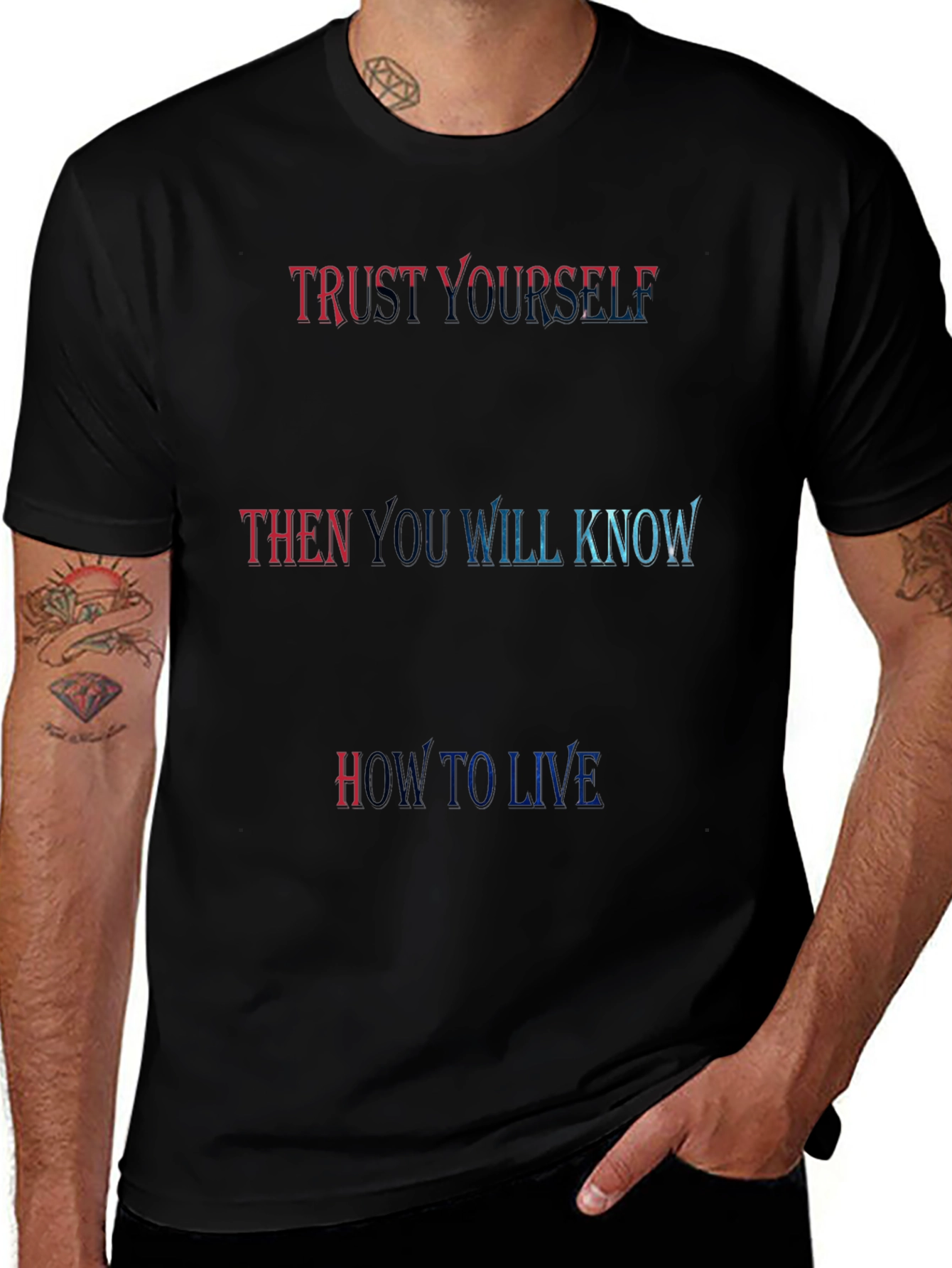 Trust Yourself Graphic T-Shirt - Motivational Tee