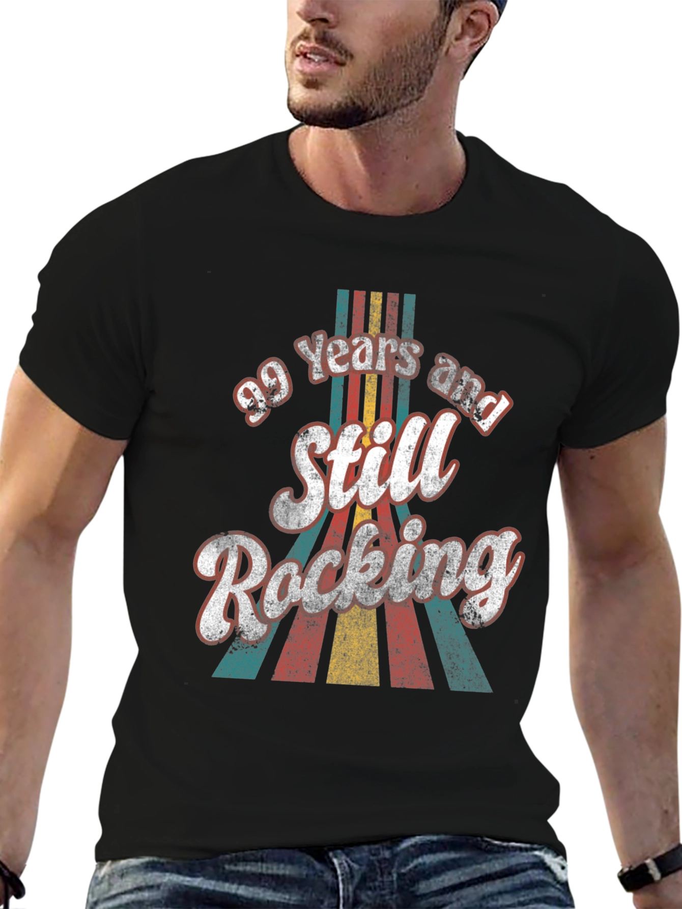 99 Years Still Rocking Retro Birthday T-Shirt