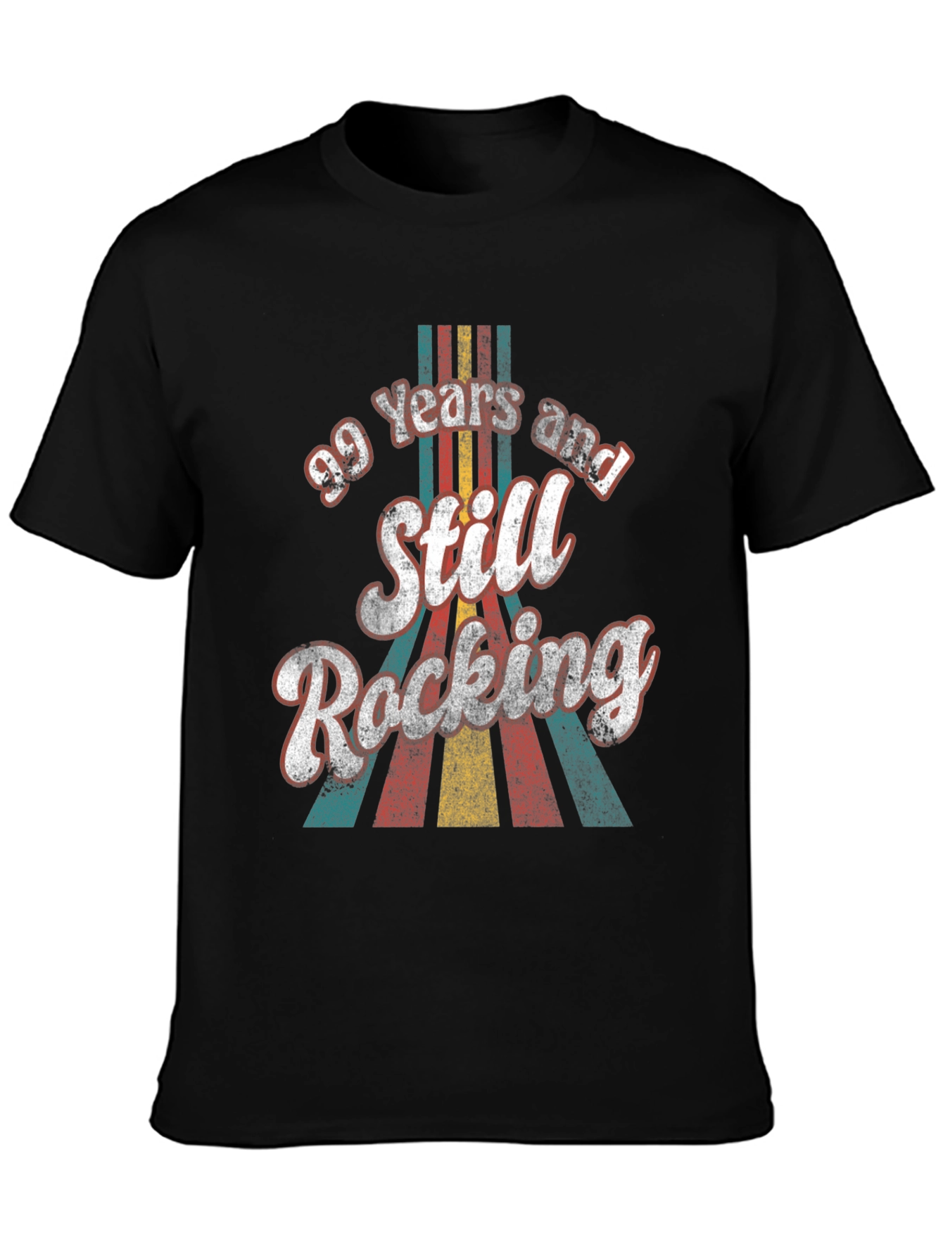 99 Years Still Rocking Retro Birthday T-Shirt