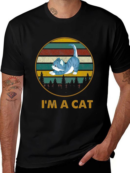 Im a Cat Vintage Style T-Shirt