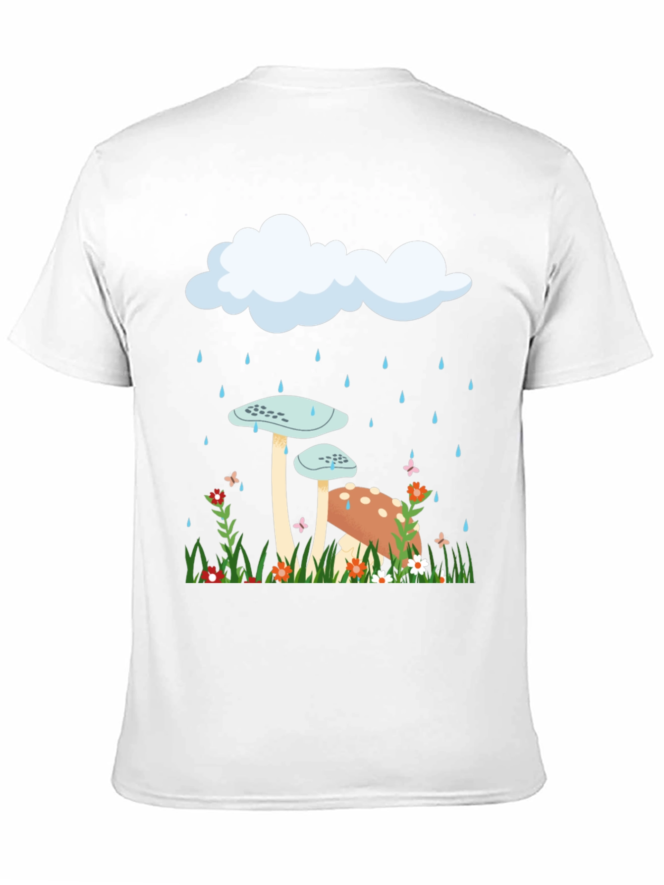 Mushroom Rain Cloud Graphic Tee