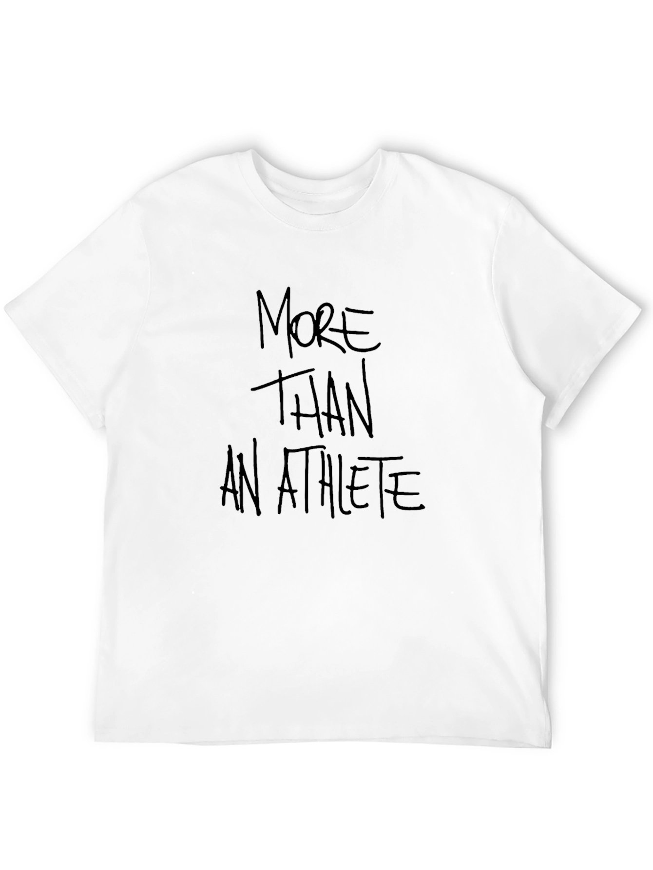 More Than An Athlete Black Graphic Tee