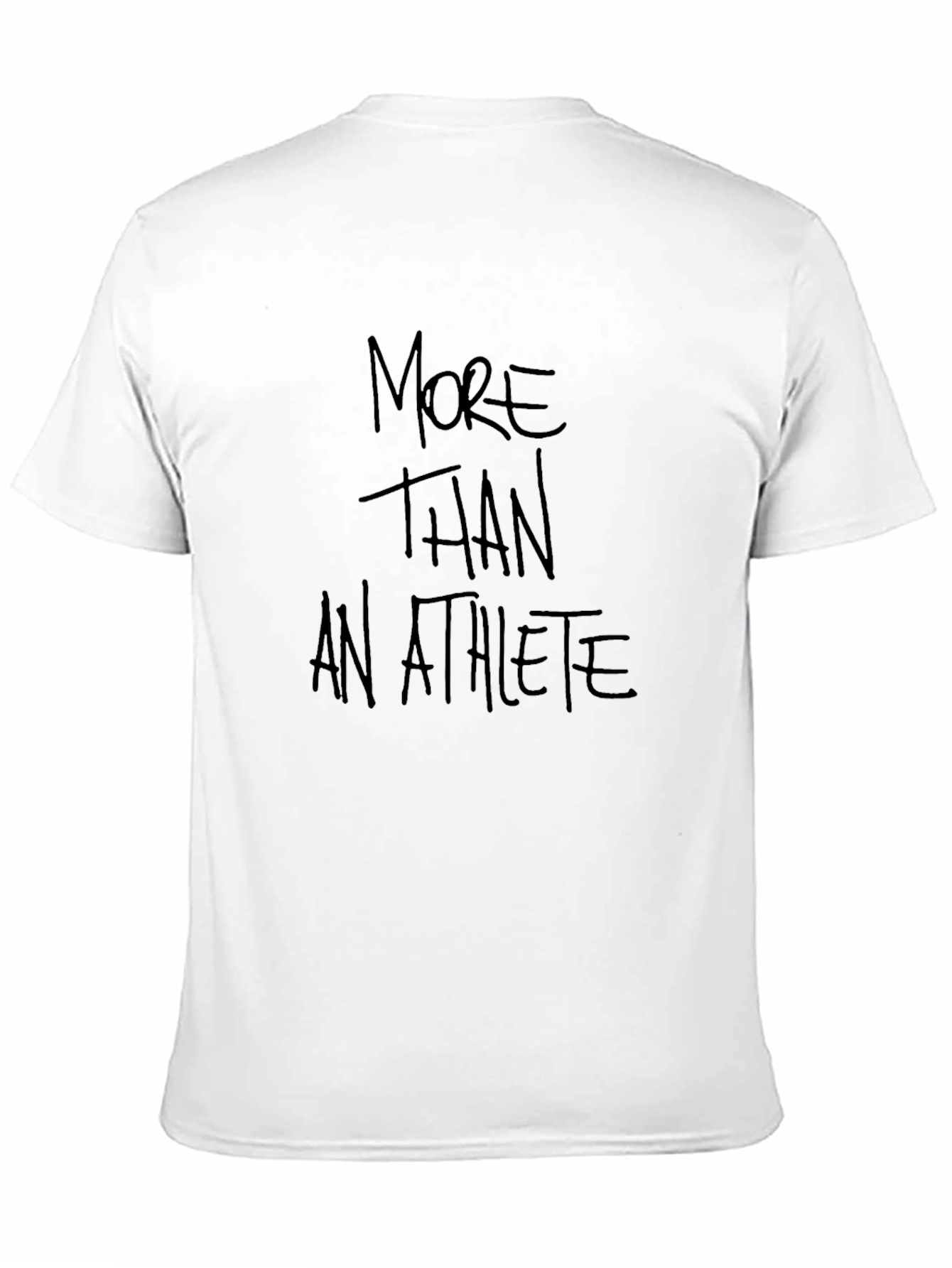 More Than An Athlete Black Graphic Tee