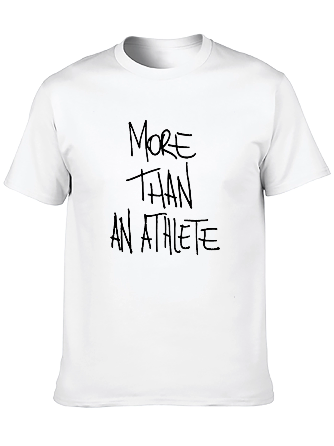 More Than An Athlete Black Graphic Tee