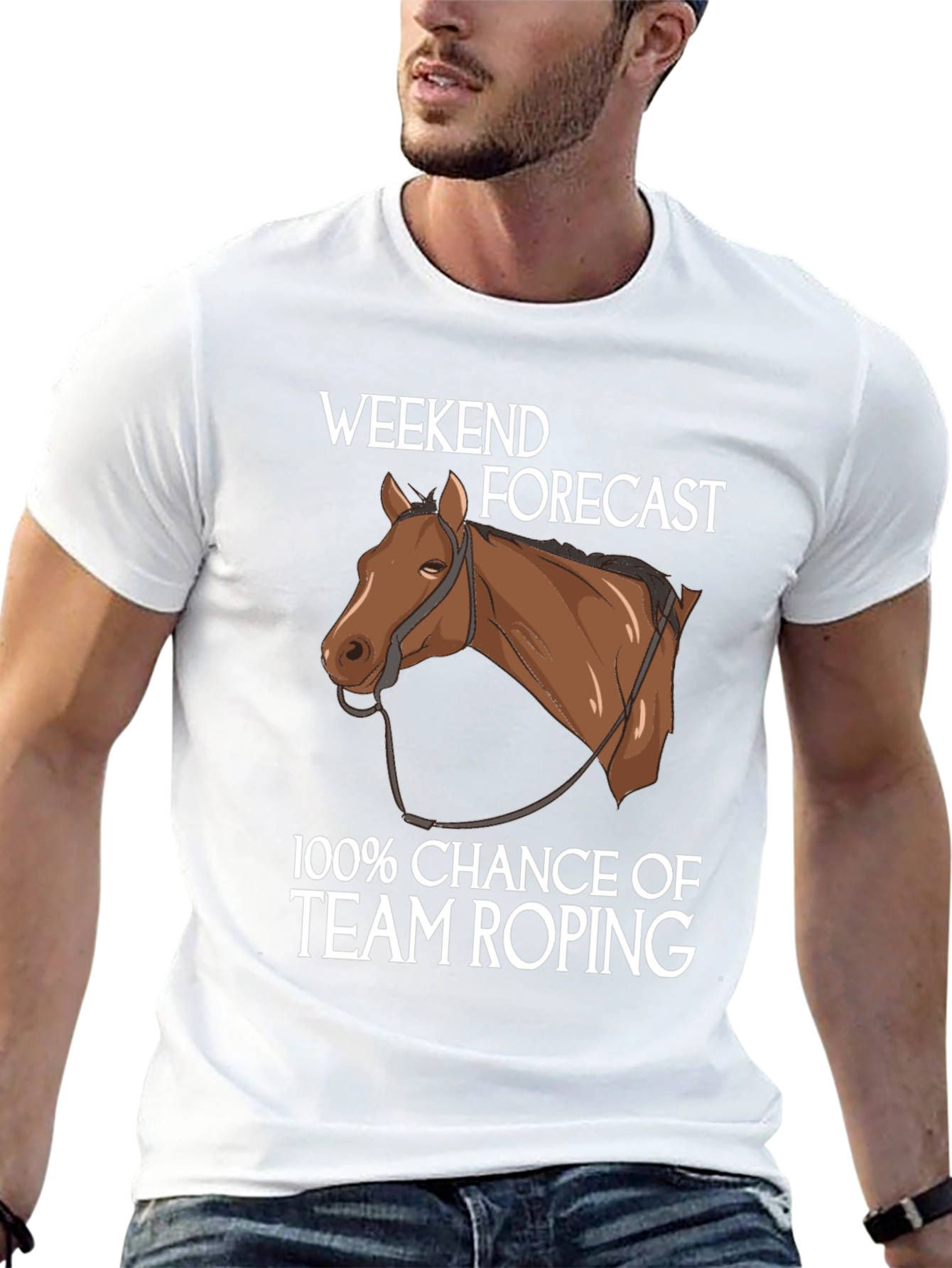 Weekend Forecast Team Roping T-Shirt