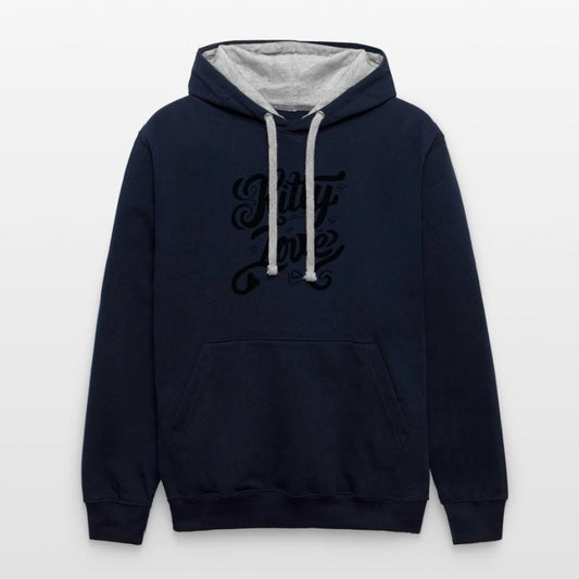 typography T shirt design Kitty Love