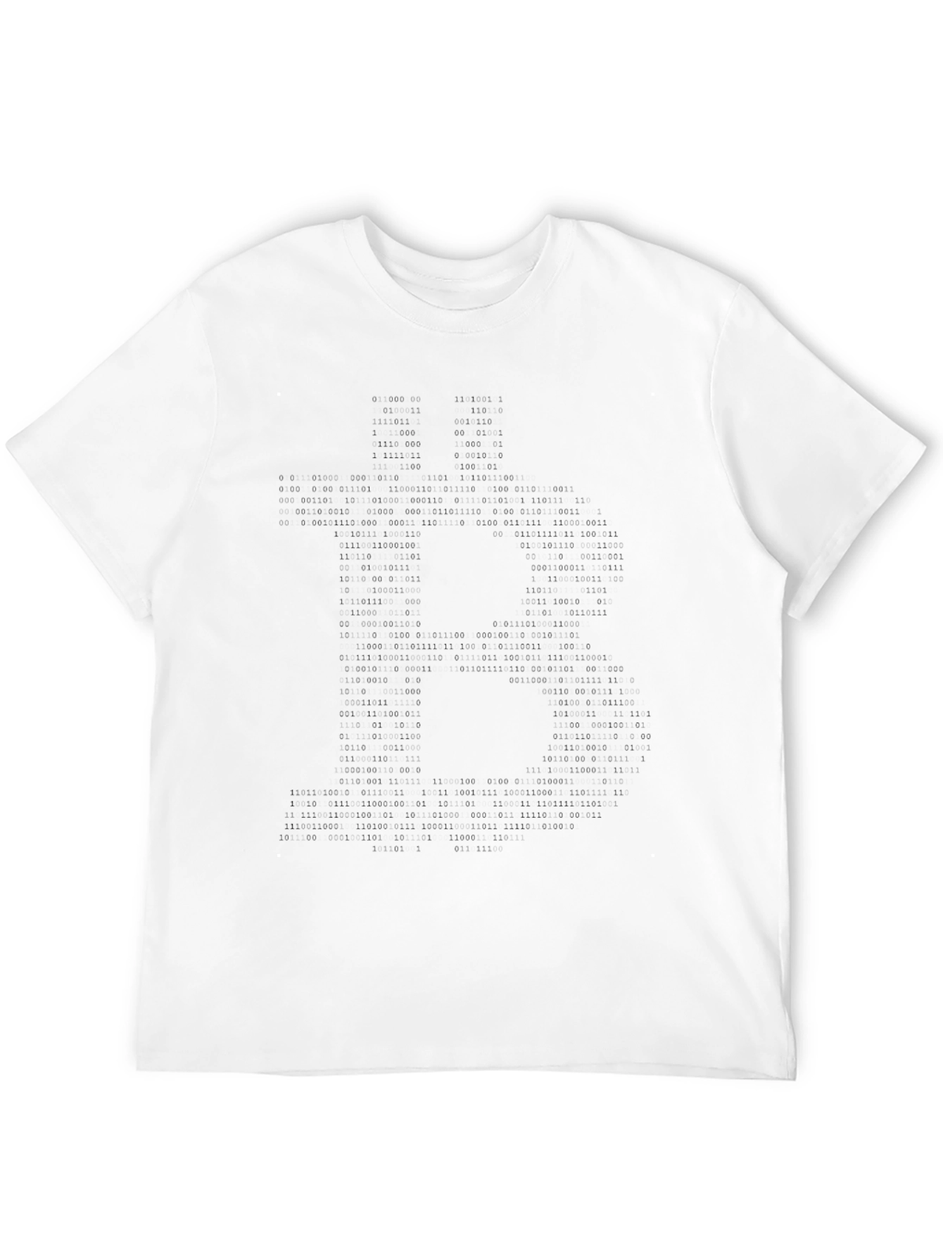 Binary Code Graphic Tee - Black