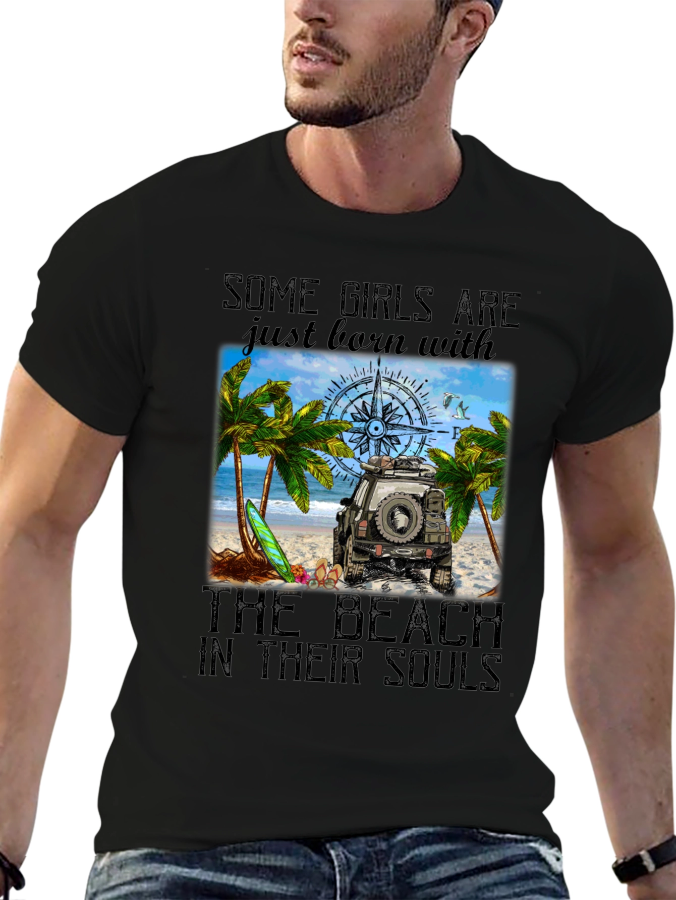 Beach Soul Graphic Tee - Womens Summer T-Shirt