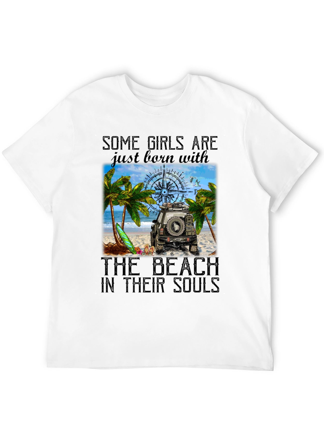 Beach Soul Graphic Tee - Womens Summer T-Shirt