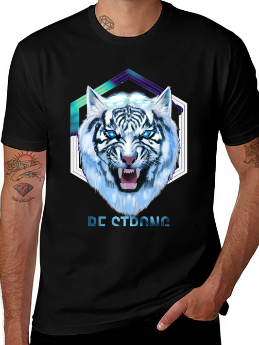 Be Strong Tiger Graphic Tee
