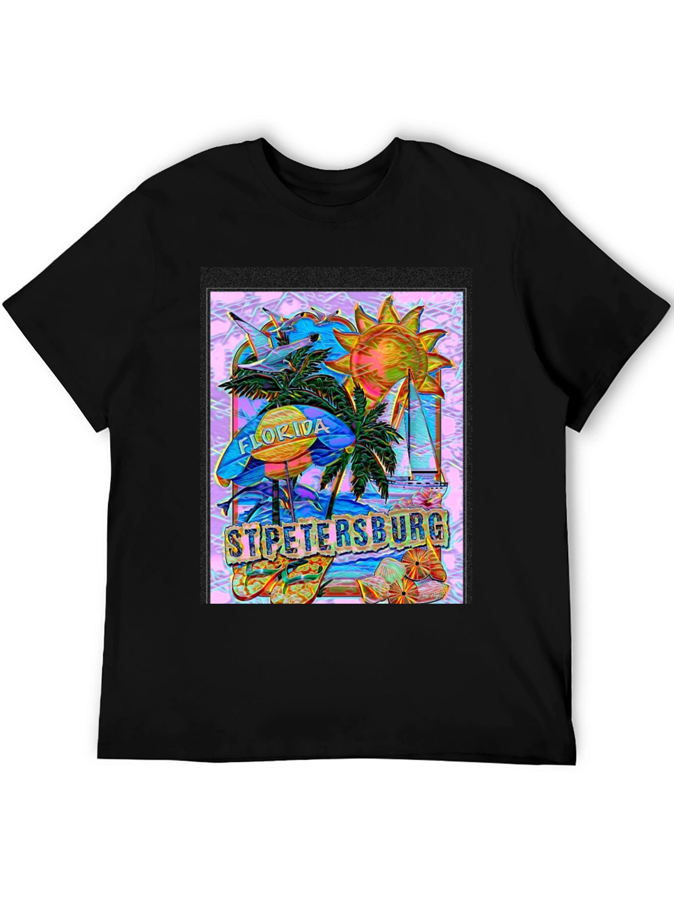 St. Petersburg Florida T-Shirt - Tropical Vacation Souvenir