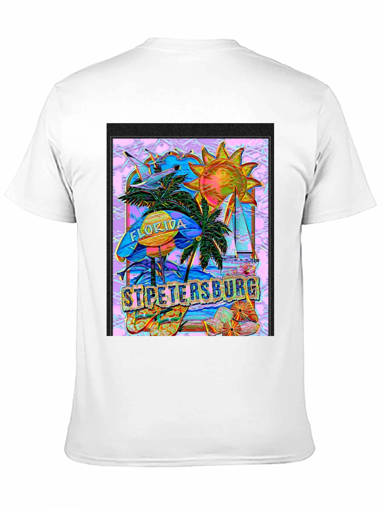 St. Petersburg Florida T-Shirt - Tropical Vacation Souvenir