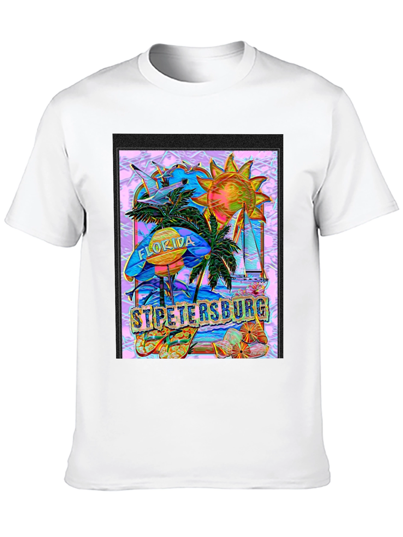 St. Petersburg Florida T-Shirt - Tropical Vacation Souvenir