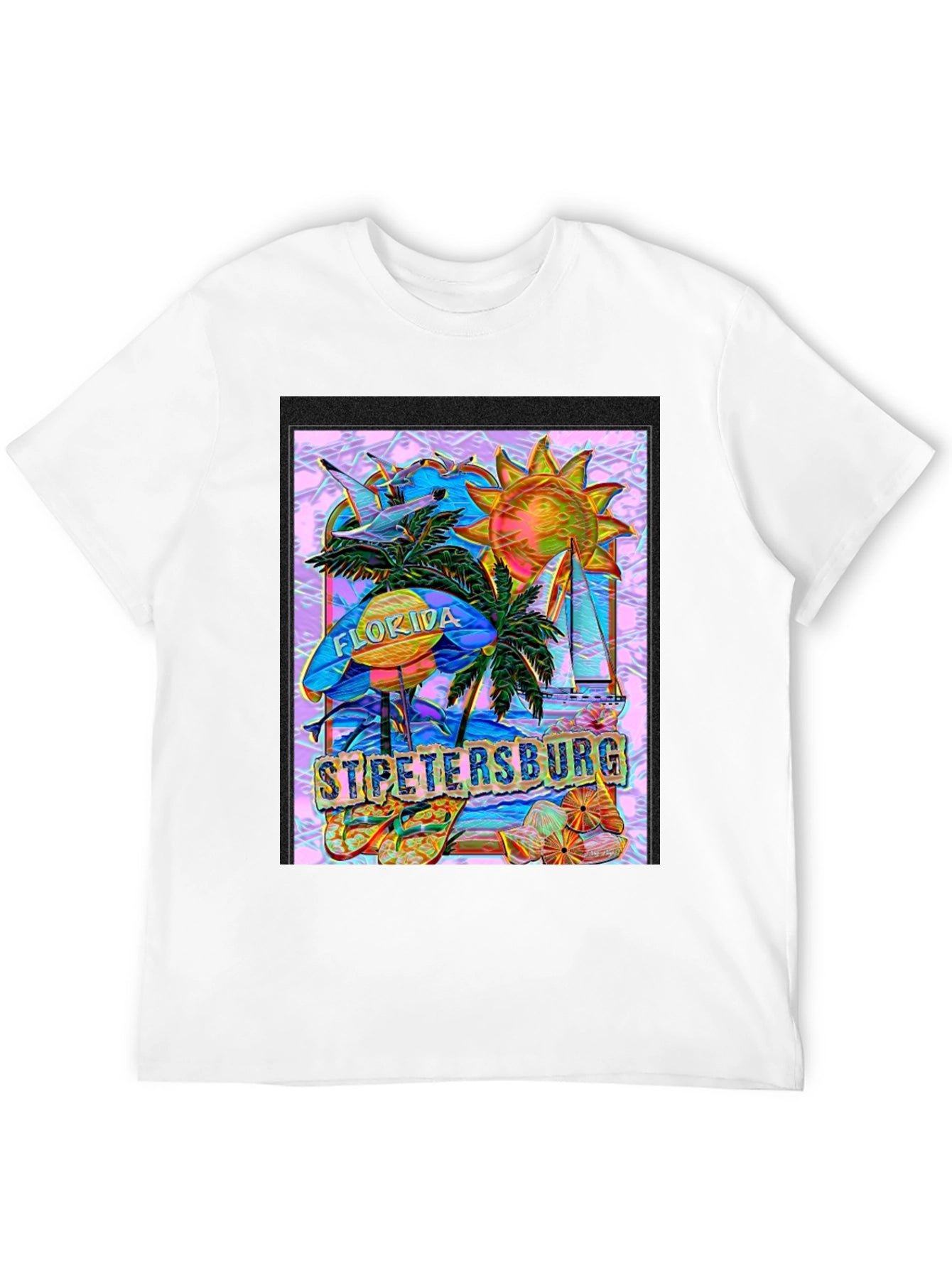 St. Petersburg Florida T-Shirt - Tropical Vacation Souvenir