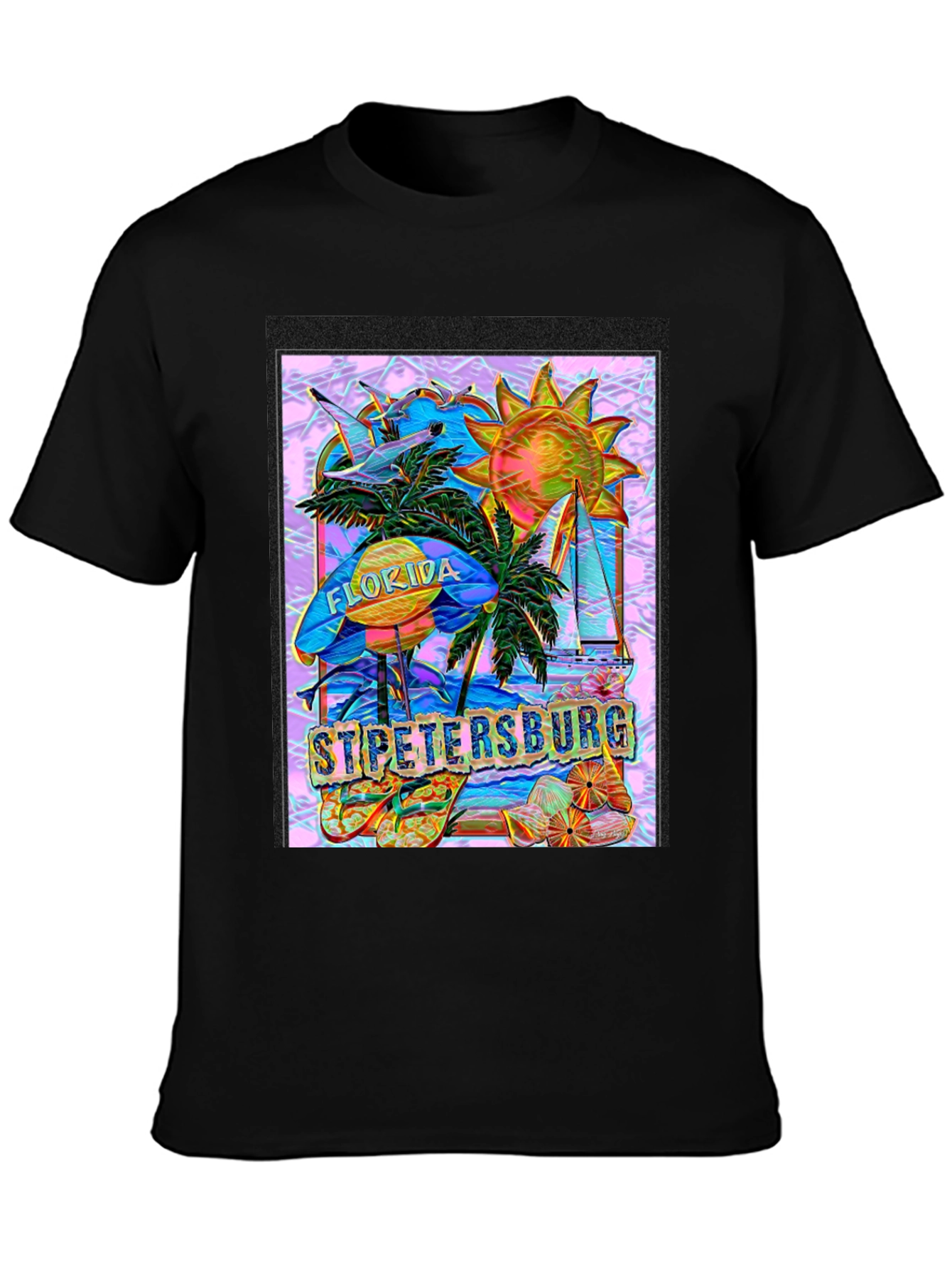 St. Petersburg Florida T-Shirt - Tropical Vacation Souvenir