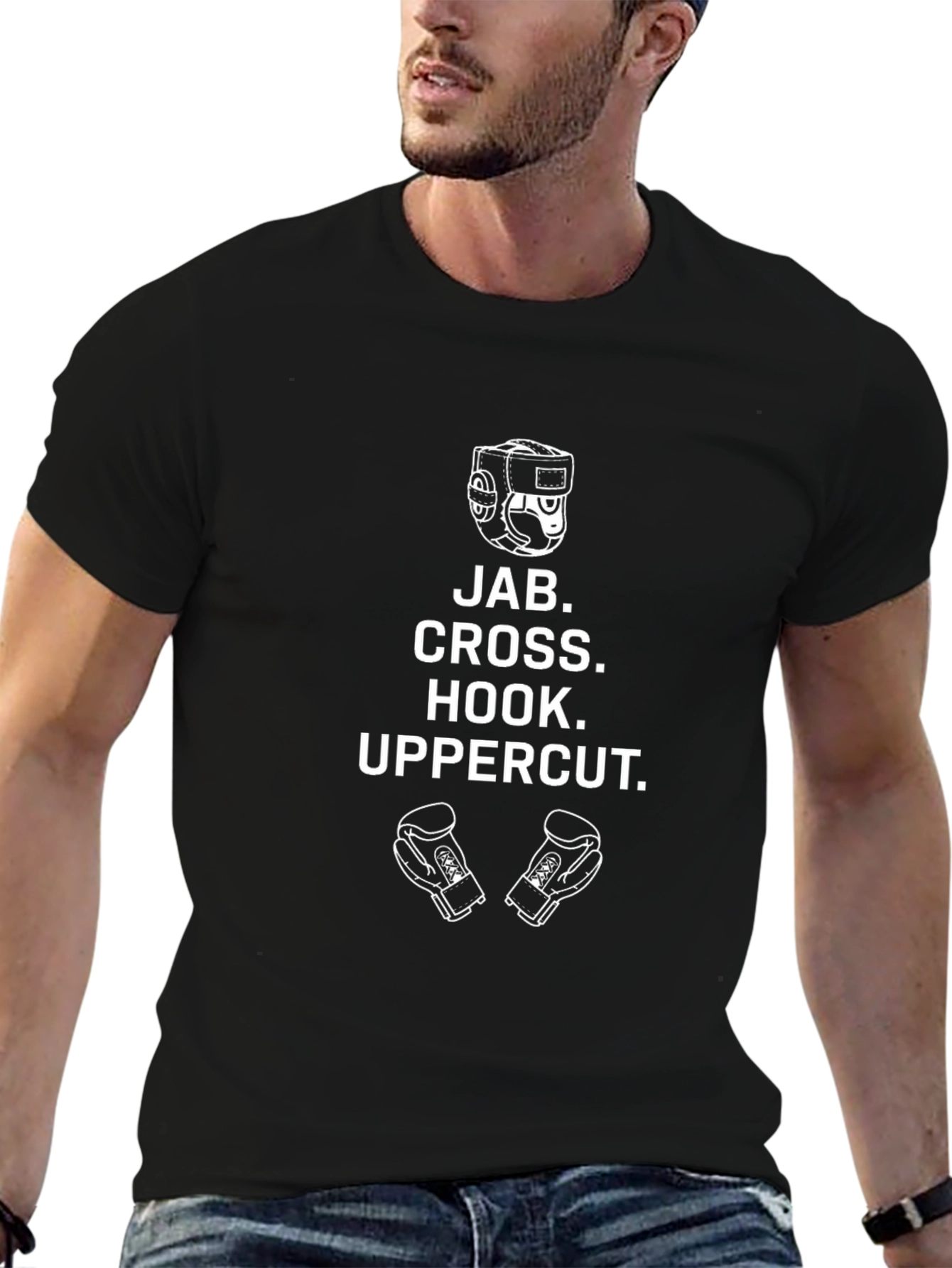 Jab Cross Hook Uppercut Boxing T-Shirt