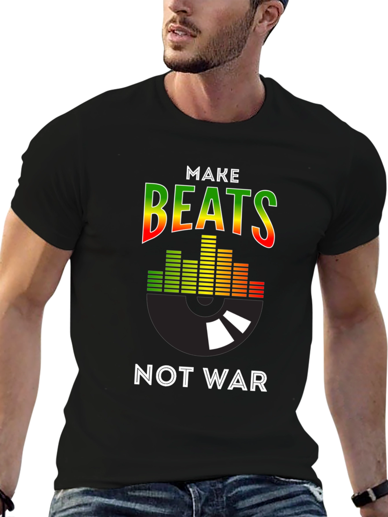 Make Beats Not War Graphic T-Shirt