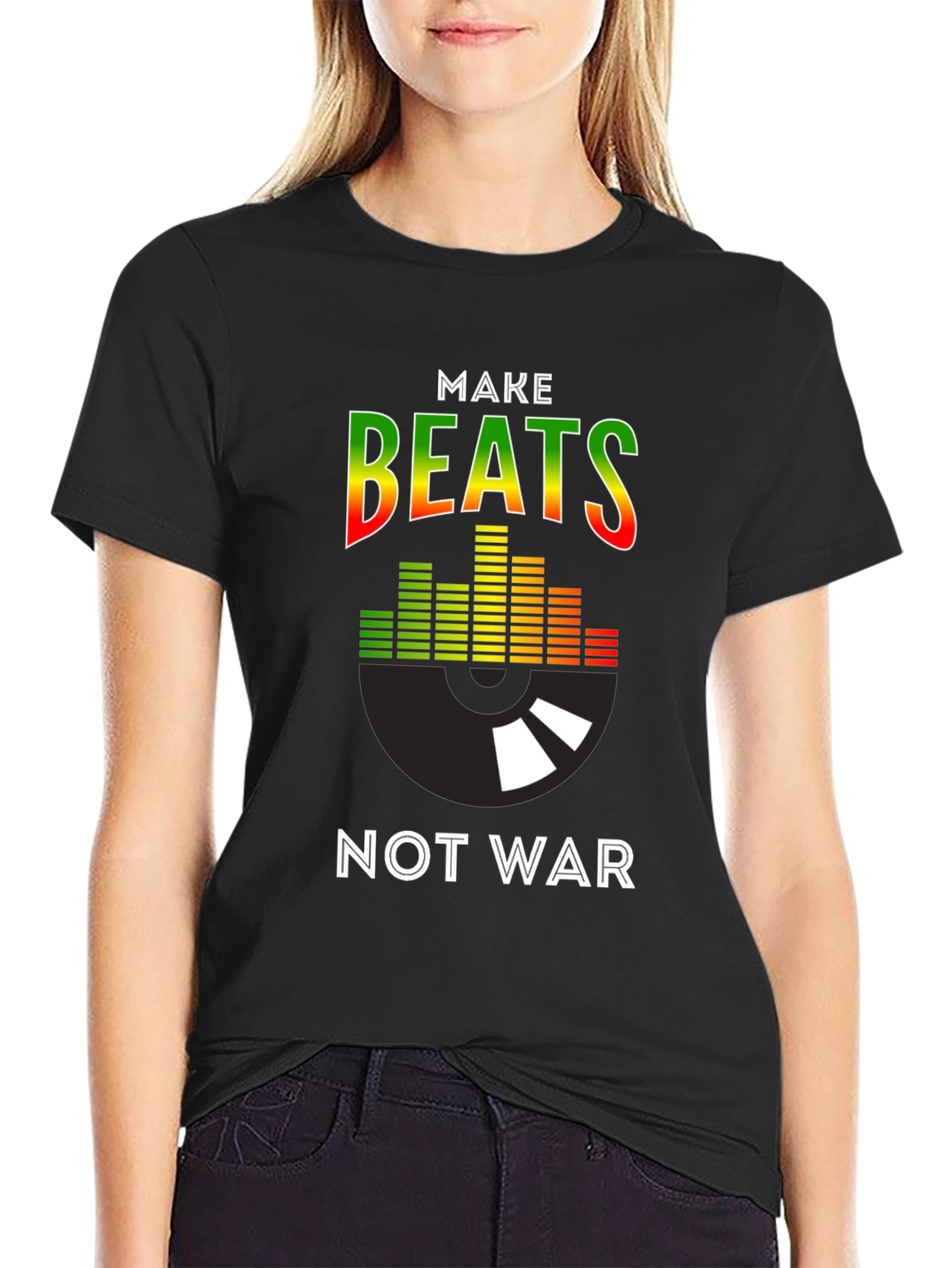 Make Beats Not War Graphic T-Shirt