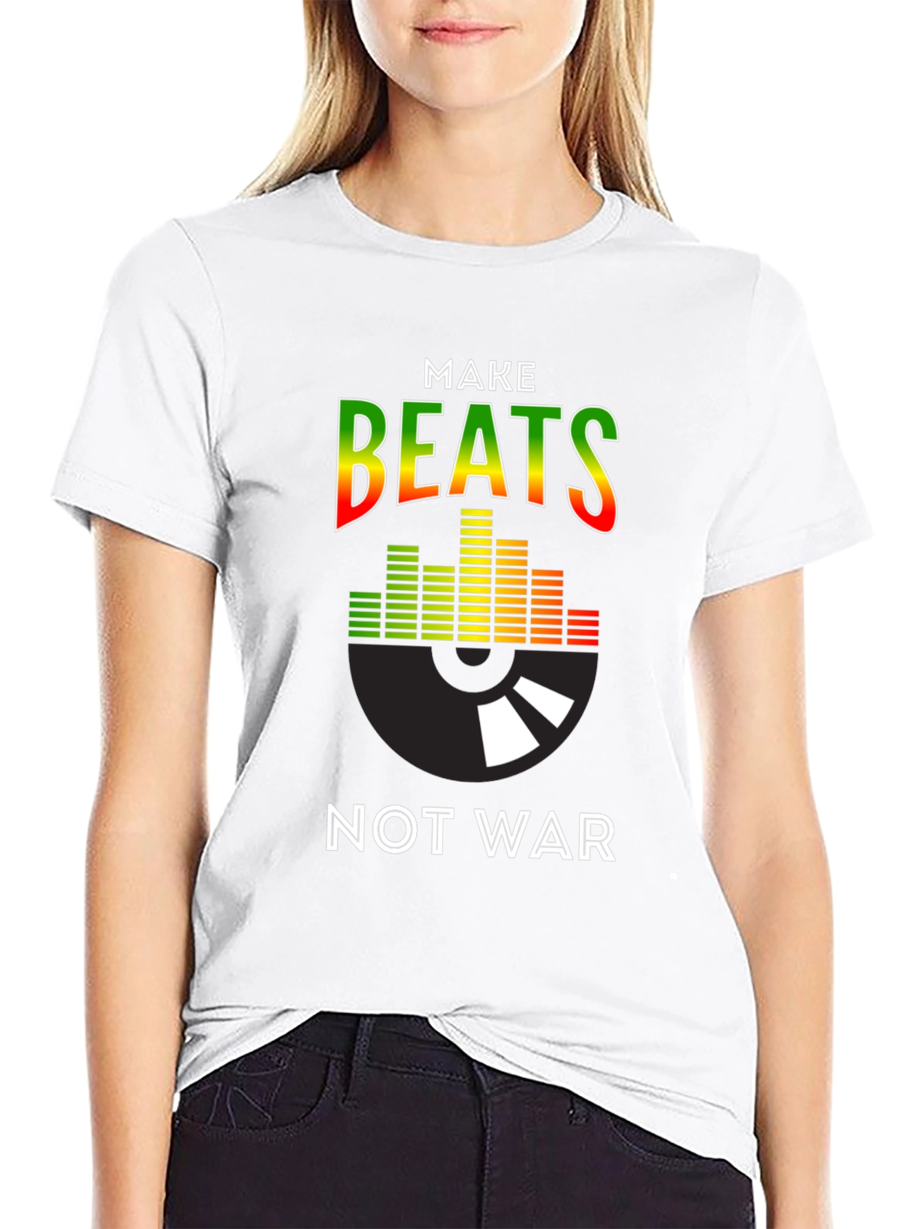 Make Beats Not War Graphic T-Shirt