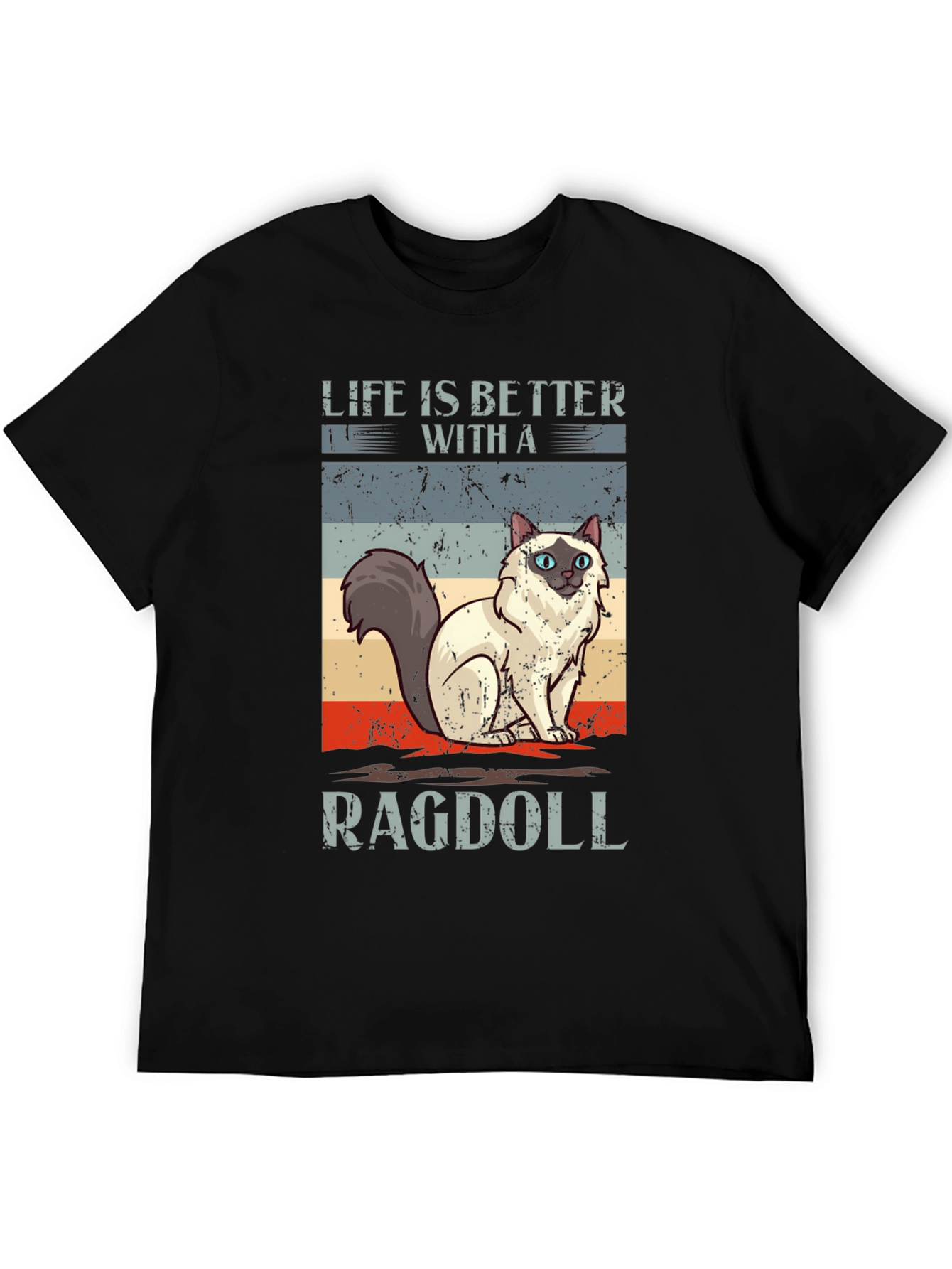 Life is Better with a Ragdoll Cat T-Shirt