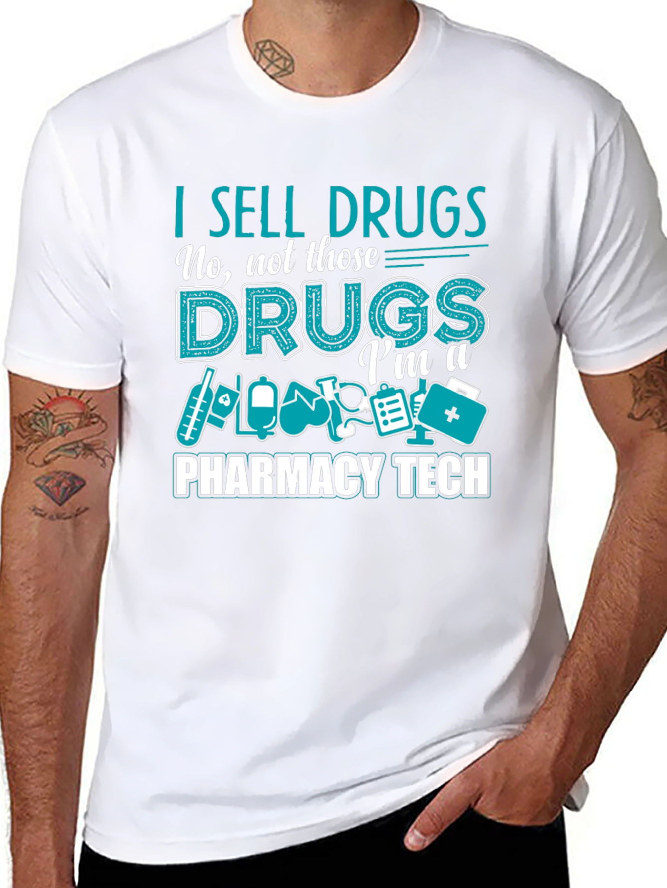 I Sell Drugs Pharmacy Tech T-Shirt