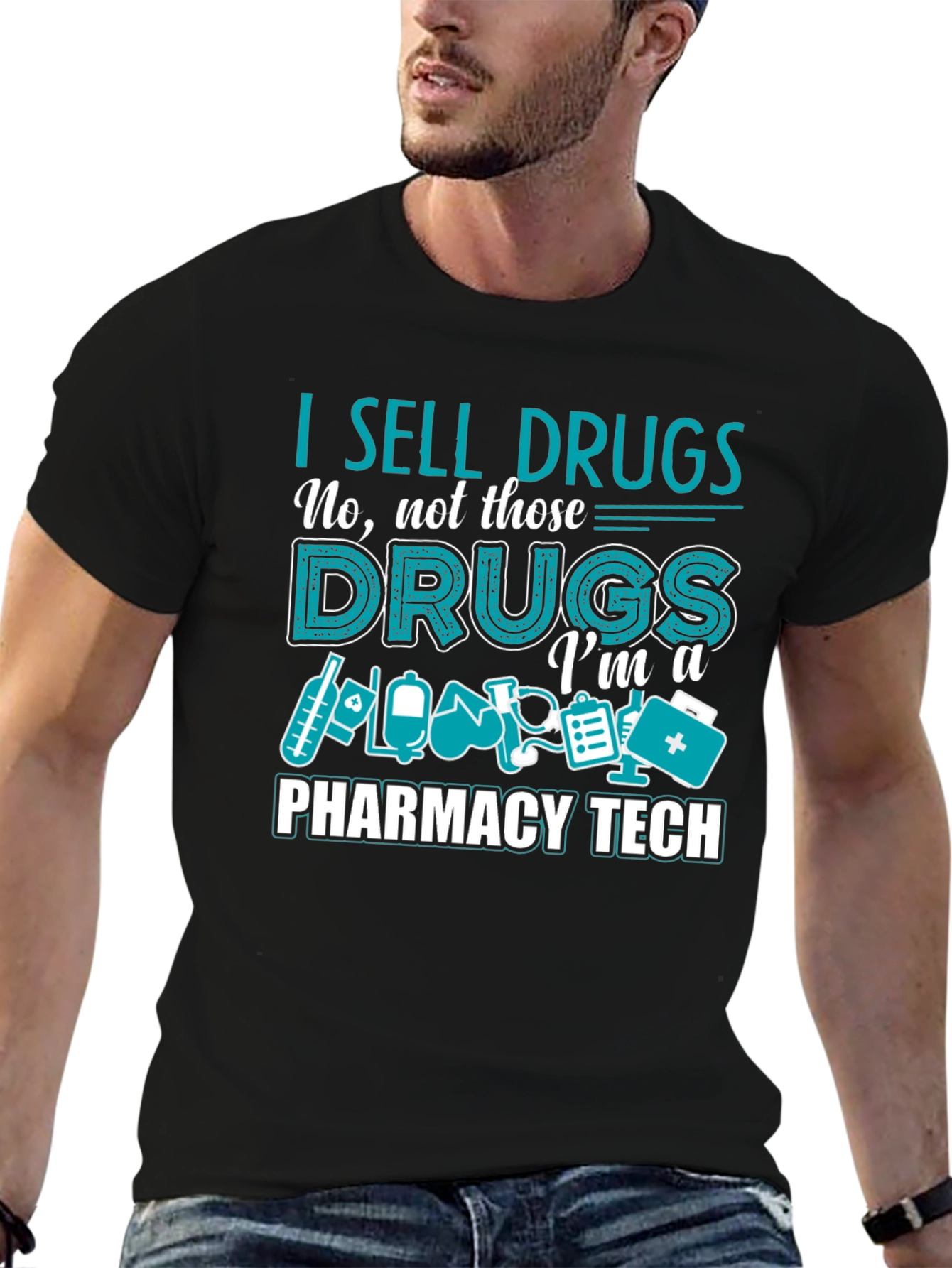 I Sell Drugs Pharmacy Tech T-Shirt