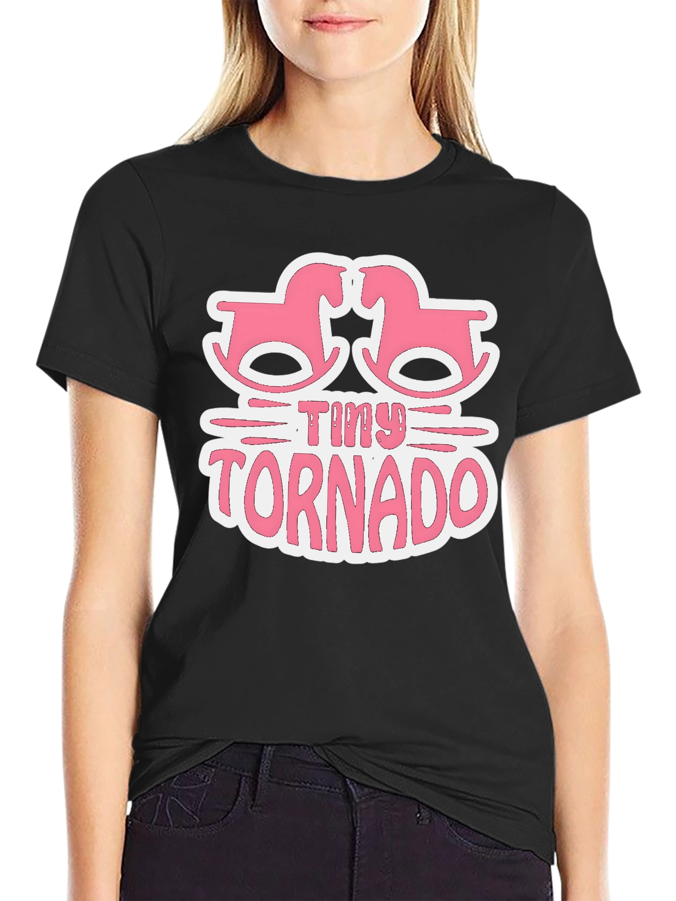 Tiny Tornado Rocking Horse Baby Graphic Tee