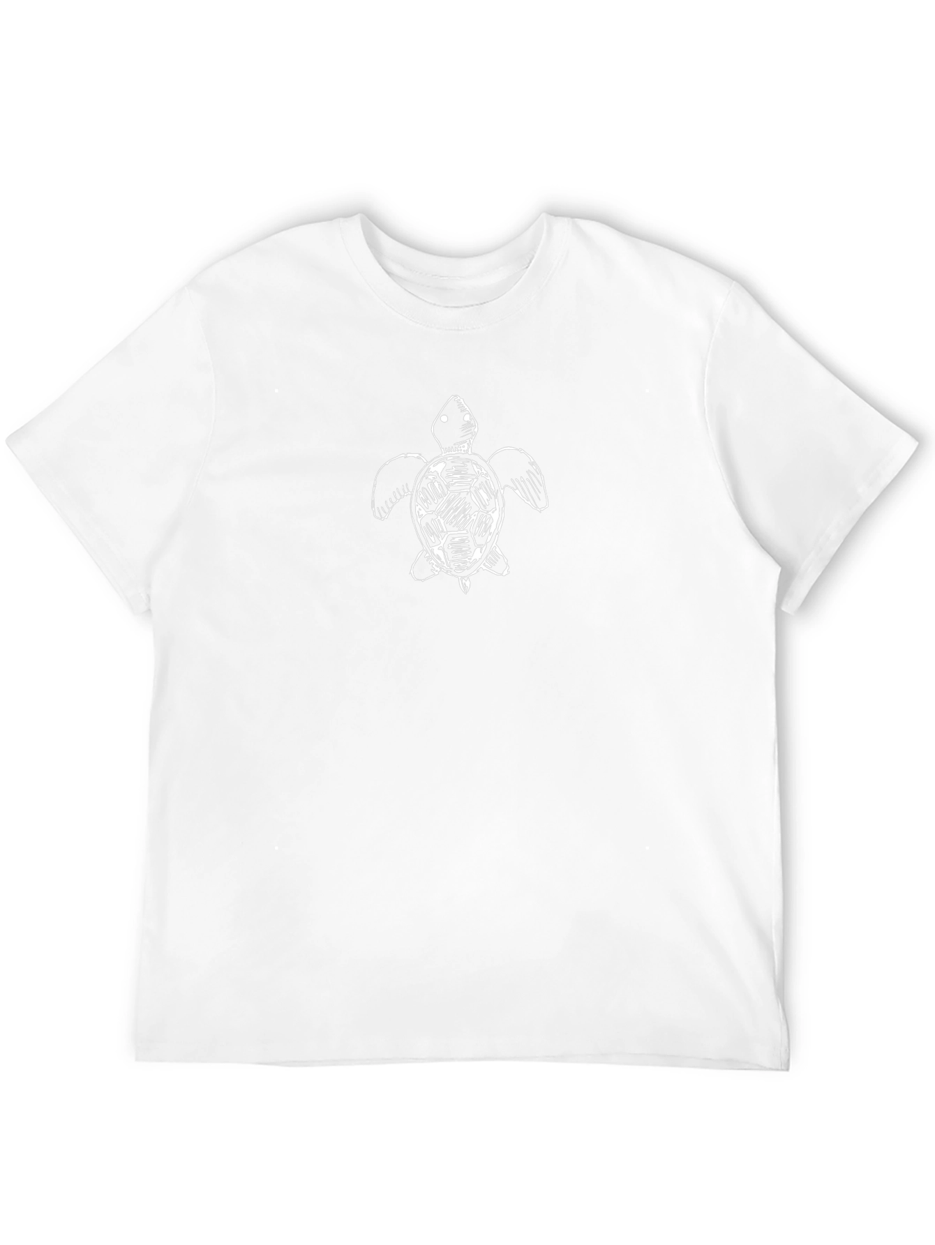 Turtle Graphic Tee - Black Cotton Comfort