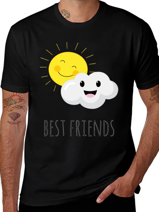 Best Friends Sun and Cloud Graphic T-Shirt
