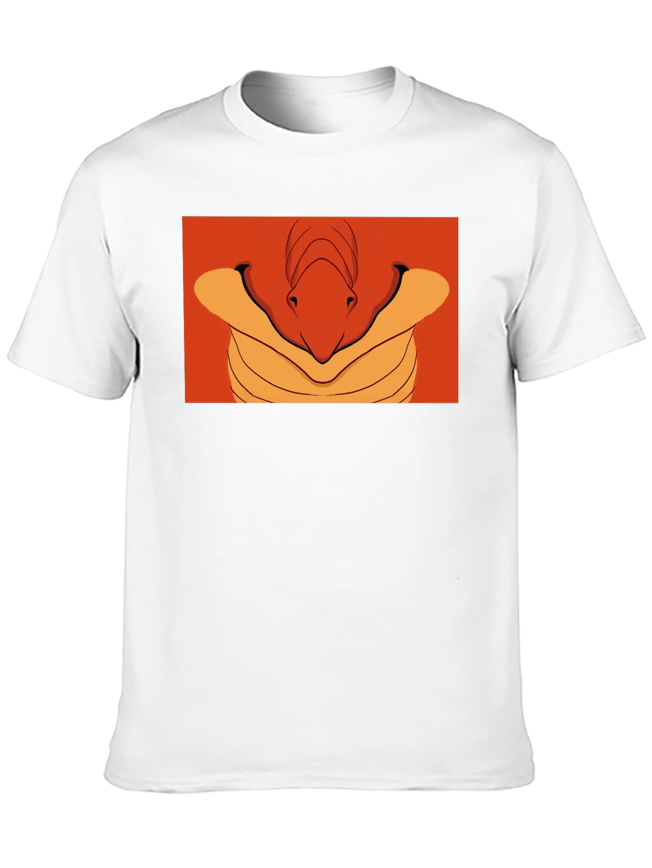 Stylized Reptile Graphic Tee - Modern Bold Design
