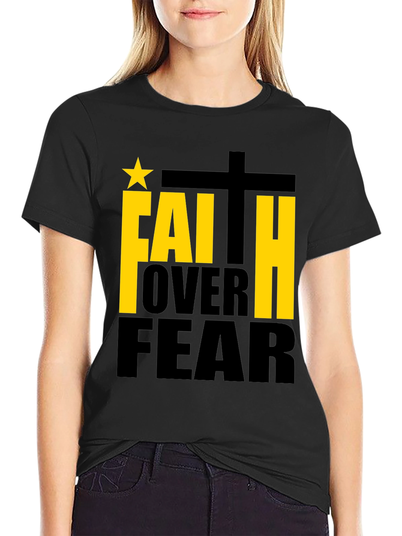 Faith Over Fear Graphic T-Shirt