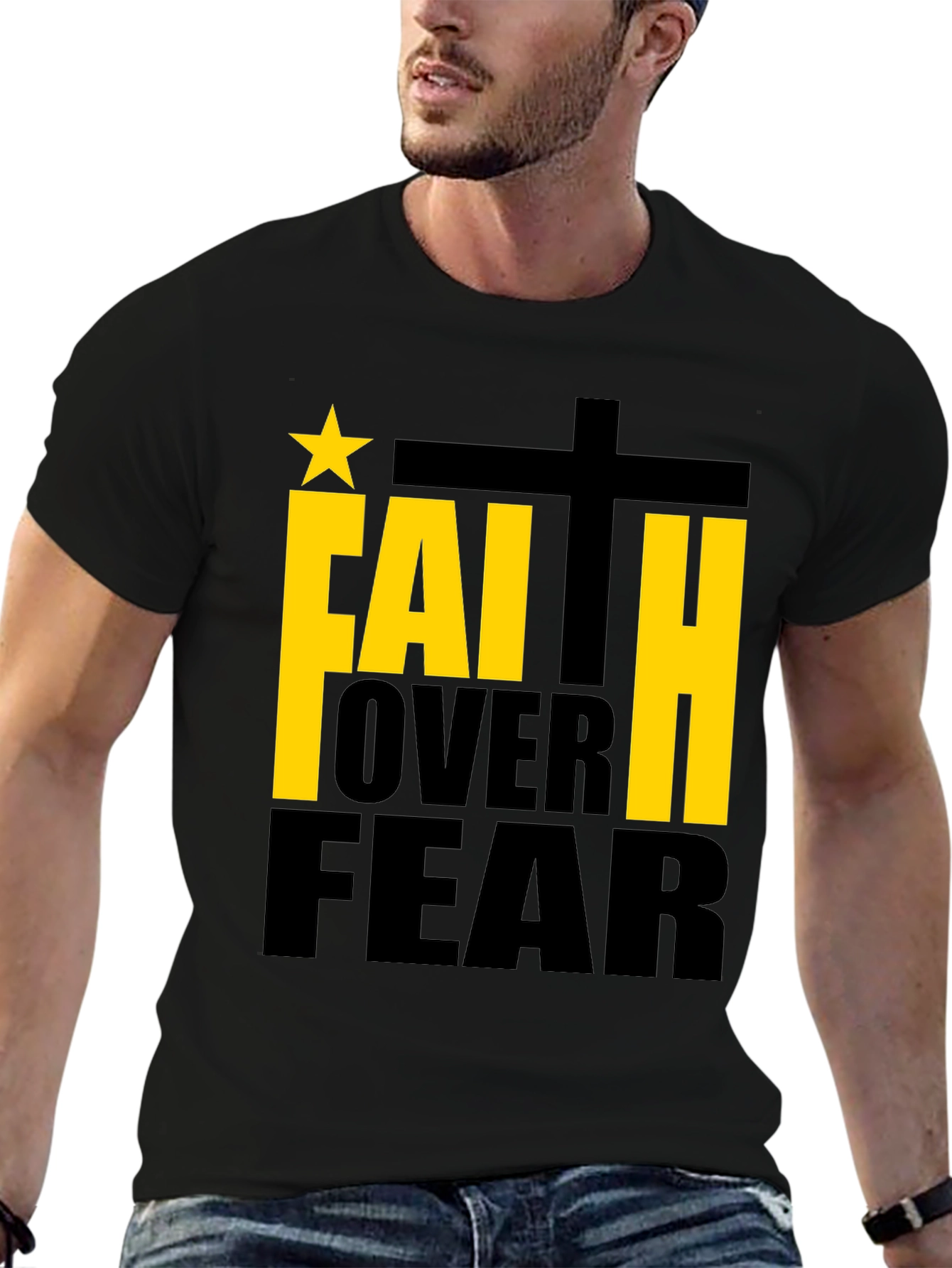 Faith Over Fear Graphic T-Shirt